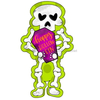 Thumbnail for Halloween Skeleton Door Hanger Mj-W-00035 22‚Äô Wood
