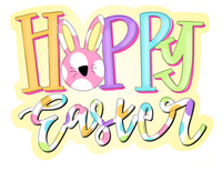 Thumbnail for Happy Easter 22" Wood Door Hanger - TWW-W-0015-DH