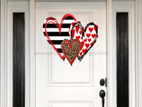 Thumbnail for Heart Sign Love Valentines Day Wood Sign Door Hanger Decoe-W-335 22