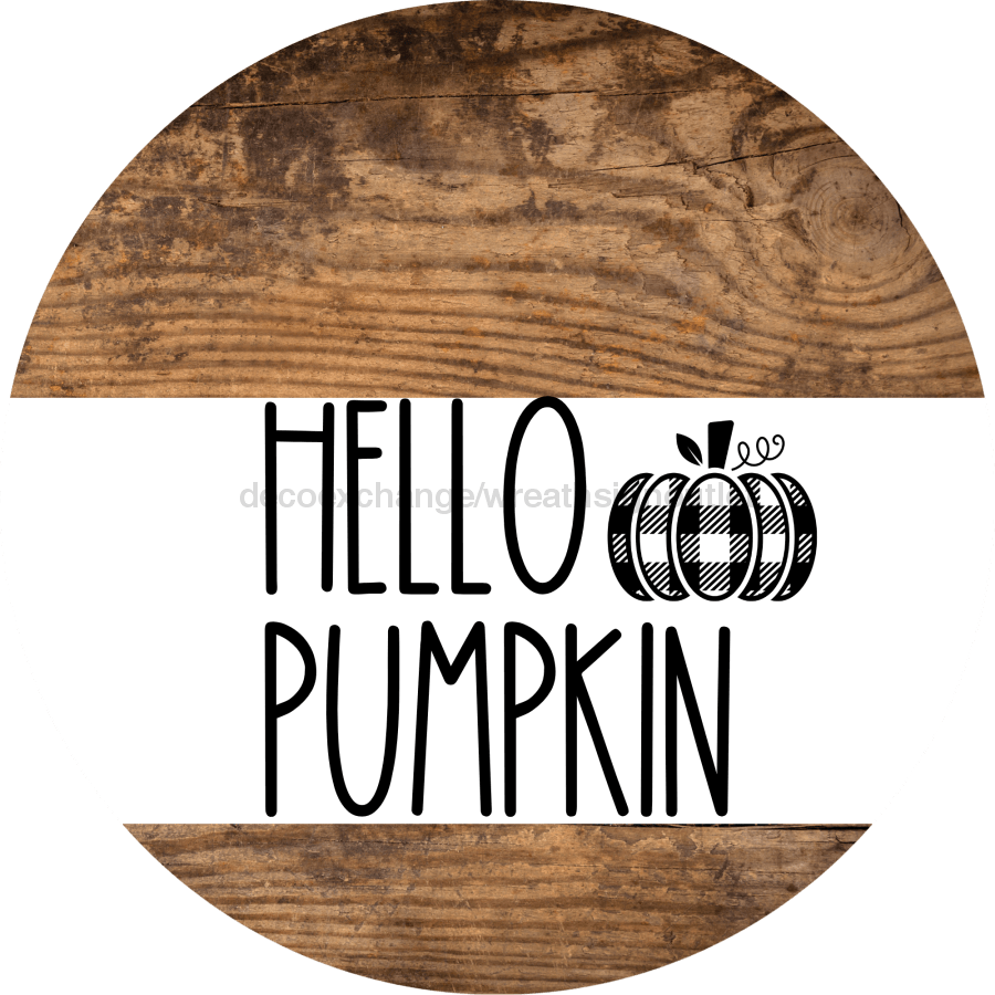 Hello Pumpkin Door Hanger Kit - Set Of 5 Wreath Kits Bundle