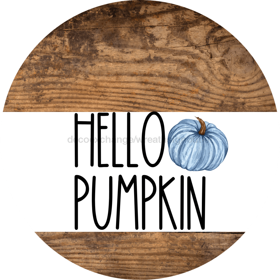 Hello Pumpkin Door Hanger Kit - Set Of 5 Wreath Kits Bundle
