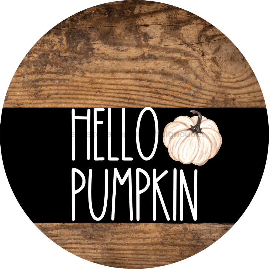 Hello Pumpkin Door Hanger Kit - Set Of 5 Wreath Kits Bundle
