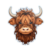 Thumbnail for Highland Cow Cut Bow Holes no 22" Wood Door Hanger - DECOE-W-903458-DH