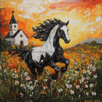 Thumbnail for Horse Sign, DCO-13306, Sign For Wreath, 10x10