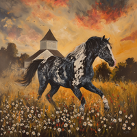 Thumbnail for Horse Sign, DCO-13307, Sign For Wreath, 10x10