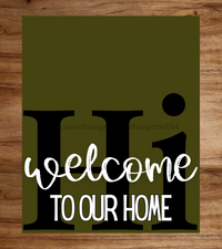 Thumbnail for Hunter Green Hi Door Hanger Dco-01659-Dh-Hg 16X18’ Rectange Wood