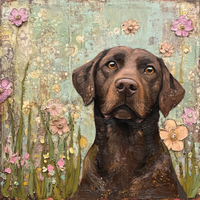 Thumbnail for Lab Sign, Dog Sign, DCO-13524, Sign For Wreath, 10x10