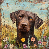 Thumbnail for Lab Sign, Dog Sign, DCO-13540, Sign For Wreath, 10x10