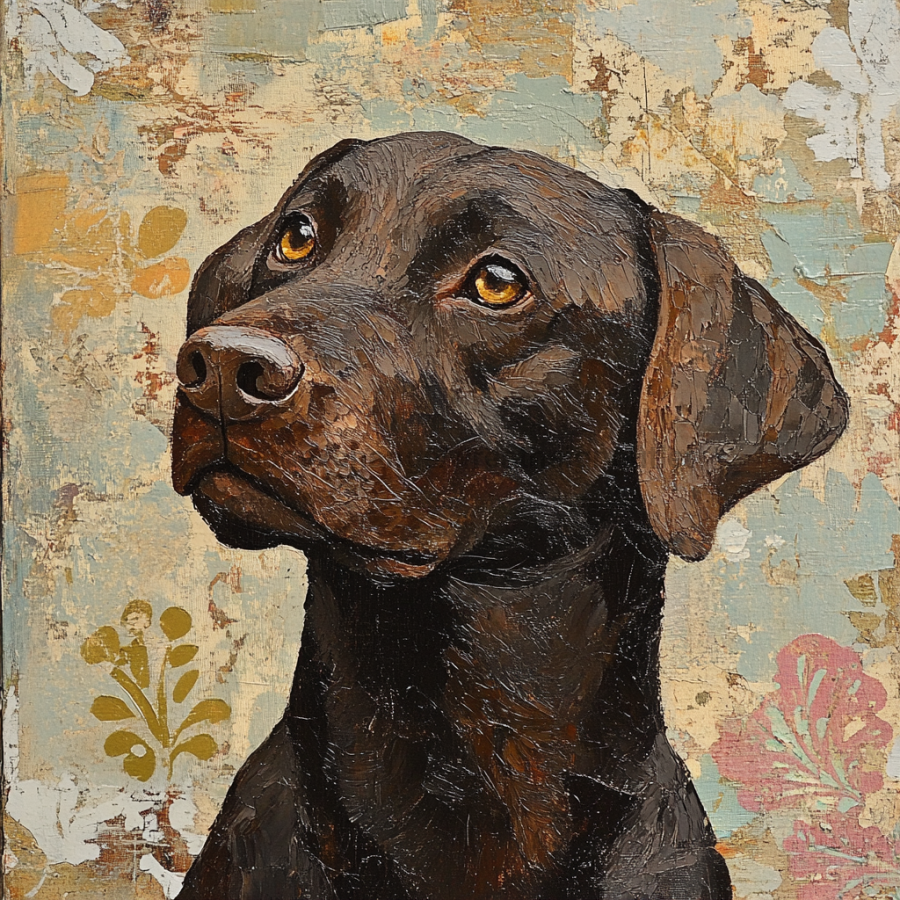 Lab Sign, Dog Sign, DCO-13556, Sign For Wreath, 10x10" Metal Sign