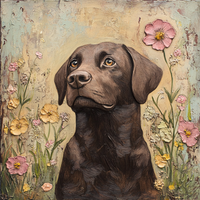 Thumbnail for Lab Sign, Dog Sign, DCO-13557, Sign For Wreath, 10x10