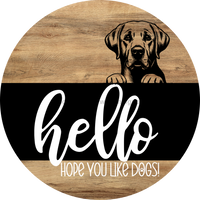 Thumbnail for Dog Door Hanger, Hello Brought Treats Door Hanger, DCO-01975-DH, 18