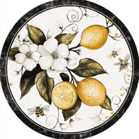 Thumbnail for Lemon Sign, Everyday Sign, DCO-13044, Sign For Wreath, 10