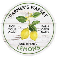 Thumbnail for Lemon Sign, Farmers Market Sign, DECOE-4063, 10