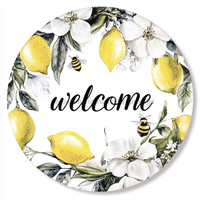 Thumbnail for Lemon Sign, Welcome Sign, DCO-13027, Sign For Wreath, 10