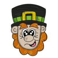 Thumbnail for Leprechan St Patricks Day Door Hanger Mj-W-00031 22‚Äô Wood