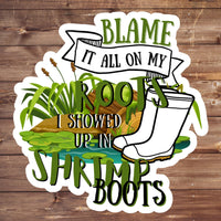 Thumbnail for Louisiana Shrimp Boots 22" Wood Door Hanger - DECOE-W-0127-DH