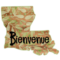 Thumbnail for Louisiana 22" Wood Door Hanger - DECOE-W-903485-DH