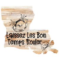 Thumbnail for Louisiana 22" Wood Door Hanger - DECOE-W-903539-DH