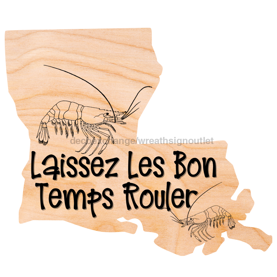 Louisiana 22" Wood Door Hanger - DECOE-W-903553-DH
