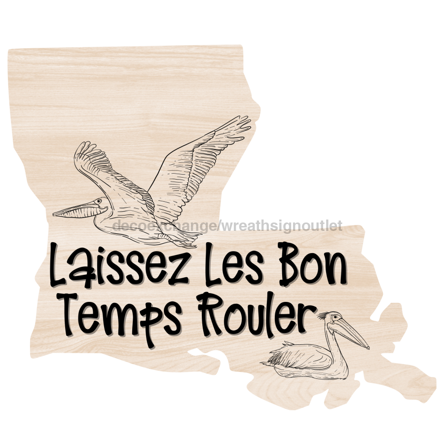 Louisiana 22" Wood Door Hanger - DECOE-W-903582-DH