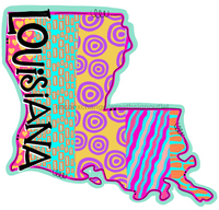 Thumbnail for Louisiana State 22" Wood Door Hanger - DECOE-W-0143-DH