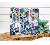 Thumbnail for Louisiana Tumbler, 20 oz Skinny Tumbler - DECOETUMBLER-382