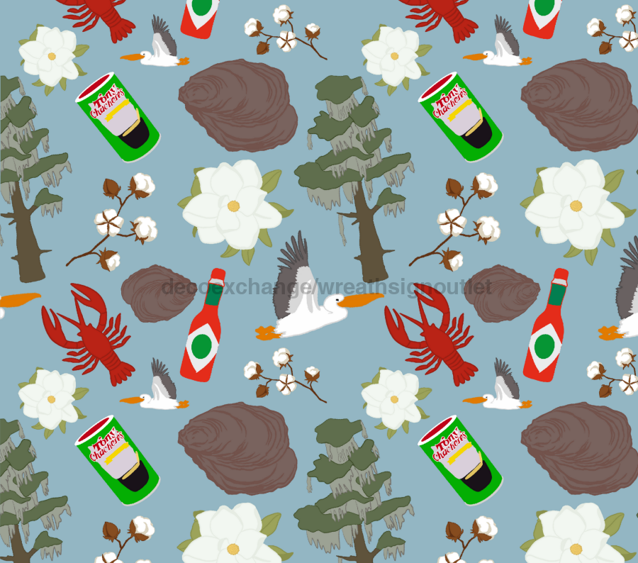 Louisiana Tumbler,  Crawfish and Oysters Tumbler 20 oz Skinny Tumbler - DECOETUMBLER-247