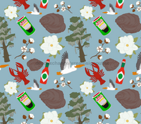 Thumbnail for Louisiana Tumbler,  Crawfish and Oysters Tumbler 20 oz Skinny Tumbler - DECOETUMBLER-247