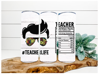 Thumbnail for Male Teacher Tumbler 20 oz Skinny Tumbler - DECOETUMBLER-151
