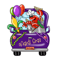Thumbnail for Mardi Gras Sign, Crawfish Sign, Louisiana Sign, wood sign, PCD-W-027 - DecoExchange¬Æ