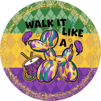 Thumbnail for Mardi Gras Sign, DCO-13145, Sign For Wreath, 10