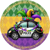 Thumbnail for Mardi Gras Sign, DCO-13168, Sign For Wreath, 10