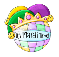 Thumbnail for Mardi Gras Sign, Disco Ball Sign, PCD-W-162-DH, 22