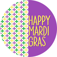Thumbnail for Mardi Gras Sign, Happy Mardi Gras, DECOE-4022, 10