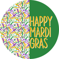 Thumbnail for Mardi Gras Sign, Happy Mardi Gras, VINYL-DECOE-4021, 10