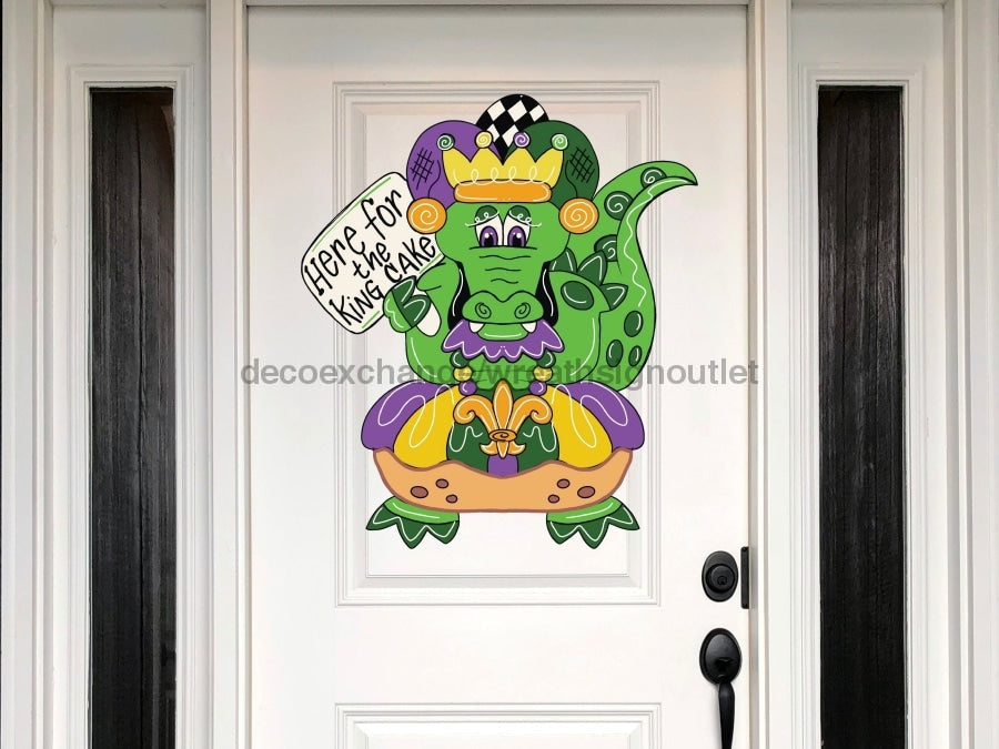 Mardi Gras Sign Louisiana Wood Sign Door Hanger Decoe-W-107 22