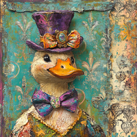 Thumbnail for Mardi Gras Sign, Top Hat Sign, DCO-13105, Sign For Wreath, 10x10