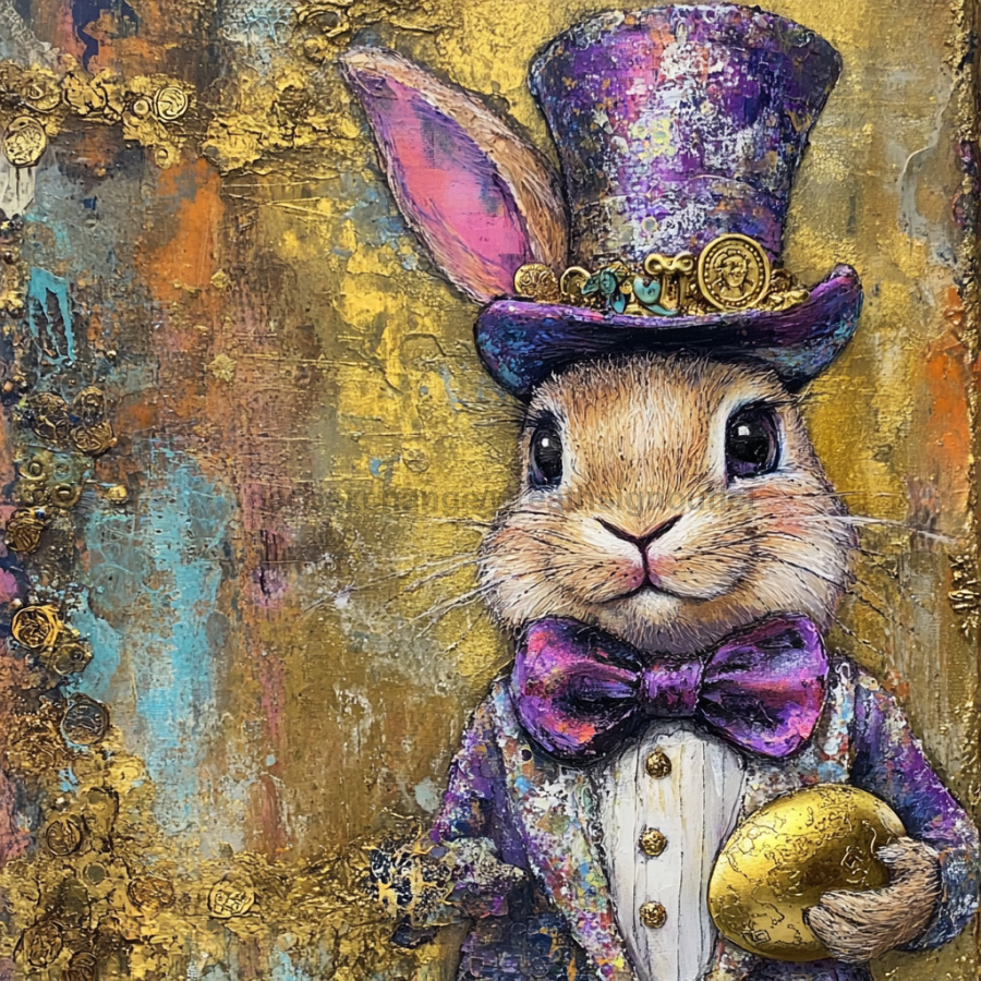 Mardi Gras Sign, Top Hat Sign, DCO-13119, Sign For Wreath, 10x10" Metal Sign