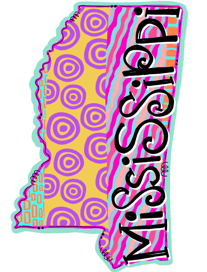 Mississippi State 22" Wood Door Hanger - DECOE-W-0144-DH