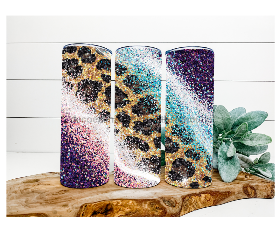 Mystic Leopard Tumbler, Funny, 20 oz Skinny Tumbler - DECOETUMBLER-155