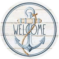 Thumbnail for Nautical Sign, Anchor Sign, Welcome Sign, VINYL-DECOE-4041, 10
