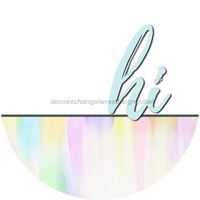 Thumbnail for Pastel Door Hanger Dco-01593-Dh 18’ Round Wood