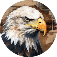 Thumbnail for Patriotic Door Hanger Eagle Sign Dco-00900-Dh For Wreath 18 Round