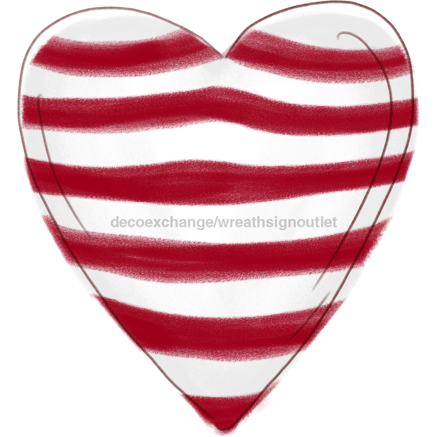 Patriotic Heart 22" Wood Door Hanger - DECOE-W-90013-DH