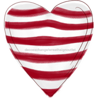 Thumbnail for Patriotic Heart 22" Wood Door Hanger - DECOE-W-90013-DH