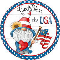 Thumbnail for Vinyl Decal, Patriotic Sign, Gnome Sign, 10