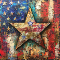 Thumbnail for Patriotic Sign, USA Sign, DCO-13574, Sign For Wreath, 10x10