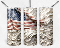 Thumbnail for Patriotic Tumbler, 20 oz Skinny Tumbler - DECOETUMBLER-335