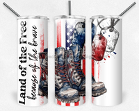 Thumbnail for Patriotic Tumbler, 20 oz Skinny Tumbler - DECOETUMBLER-336