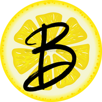 Thumbnail for Personalized Lemon Sign Initial Monogram Decoe-4088-Dh-Custom 18 Wood Round B